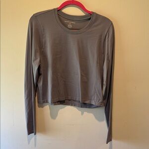 Harmony Balance Gray Long Sleeve Women's Top